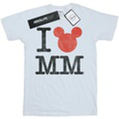 Camiseta manga larga I Love Mickey Mouse para hombre - Disney - Modalova