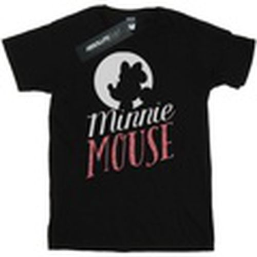 Camiseta manga larga Minnie Mouse Moon Silhouette para hombre - Disney - Modalova