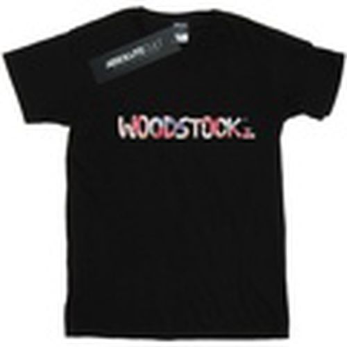 Camiseta manga larga Logo Floral para mujer - Woodstock - Modalova