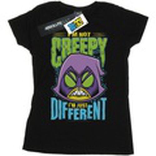 Camiseta manga larga Teen Titans Go Creepy Raven para mujer - Dc Comics - Modalova