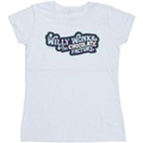 Camiseta manga larga Chocolate Factory Logo para mujer - Willy Wonka - Modalova