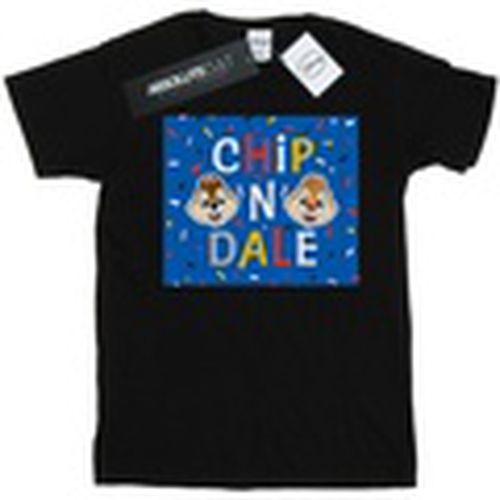 Camiseta manga larga Chip N Dale Blue Frame para hombre - Disney - Modalova