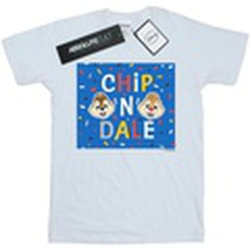 Camiseta manga larga Chip N Dale Blue Frame para hombre - Disney - Modalova