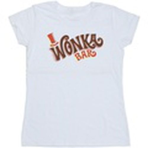 Camiseta manga larga Bar Logo para mujer - Willy Wonka - Modalova