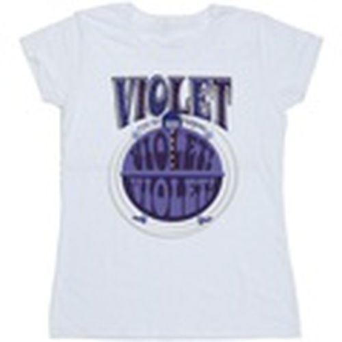 Camiseta manga larga Violet Turning Violet para mujer - Willy Wonka - Modalova