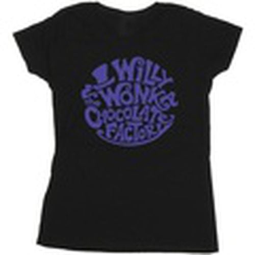 Camiseta manga larga BI51091 para mujer - Willy Wonka & The Chocolate Fact - Modalova