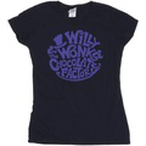 Camiseta manga larga BI51091 para mujer - Willy Wonka & The Chocolate Fact - Modalova