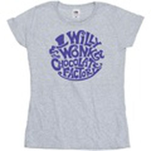 Camiseta manga larga BI51091 para mujer - Willy Wonka & The Chocolate Fact - Modalova