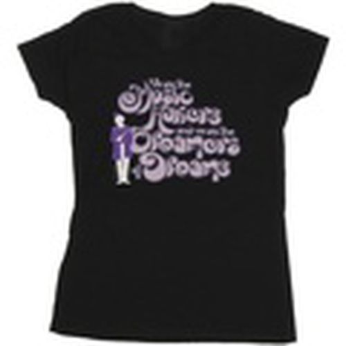 Camiseta manga larga Dreamers Text para mujer - Willy Wonka - Modalova