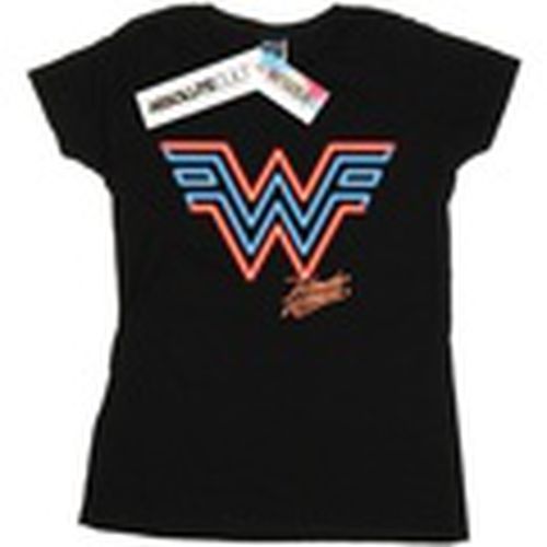 Camiseta manga larga Wonder Woman 84 Neon Emblem para mujer - Dc Comics - Modalova