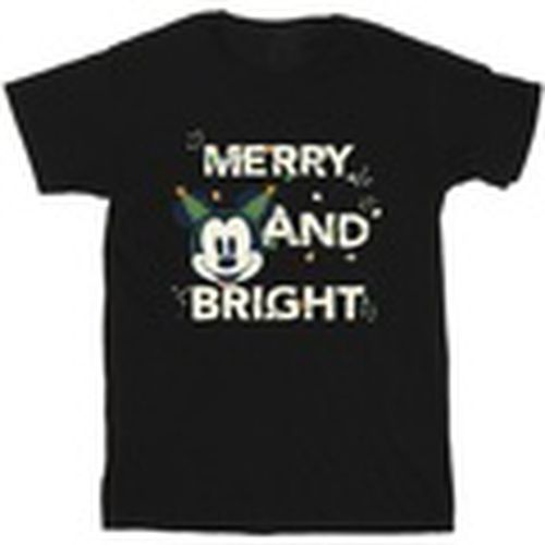 Camiseta manga larga Mickey Mouse Merry Bright para hombre - Disney - Modalova