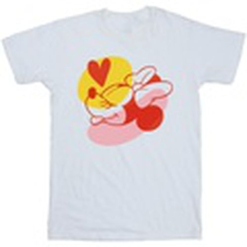 Camiseta manga larga Minnie Mouse Tongue Heart para hombre - Disney - Modalova