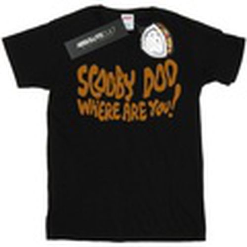 Camiseta manga larga Where Are You Spooky para mujer - Scooby Doo - Modalova