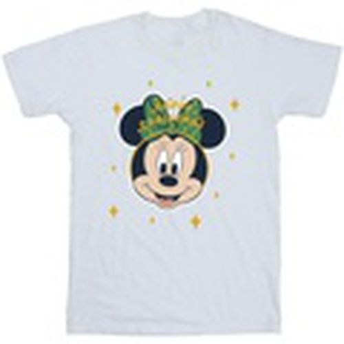Camiseta manga larga Minnie Mouse Happy Christmas para hombre - Disney - Modalova