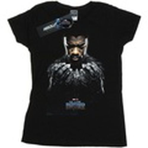 Camiseta manga larga Black Panther T'Challa Poster para mujer - Marvel - Modalova