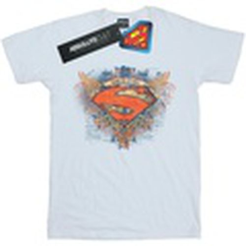 Camiseta manga larga Superman Wings Shield para mujer - Dc Comics - Modalova