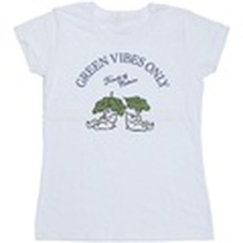Camiseta manga larga Chip 'n Dale Green Vibes Only para mujer - Disney - Modalova