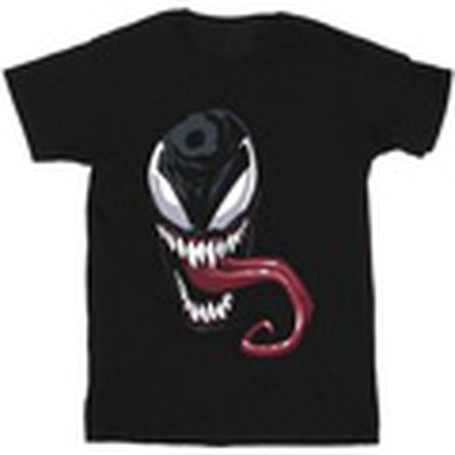 Camiseta manga larga Venom Face para hombre - Marvel - Modalova