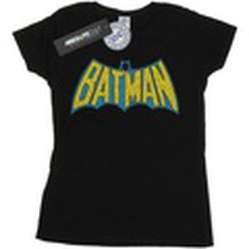 Camiseta manga larga Batman Crackle Logo para mujer - Dc Comics - Modalova