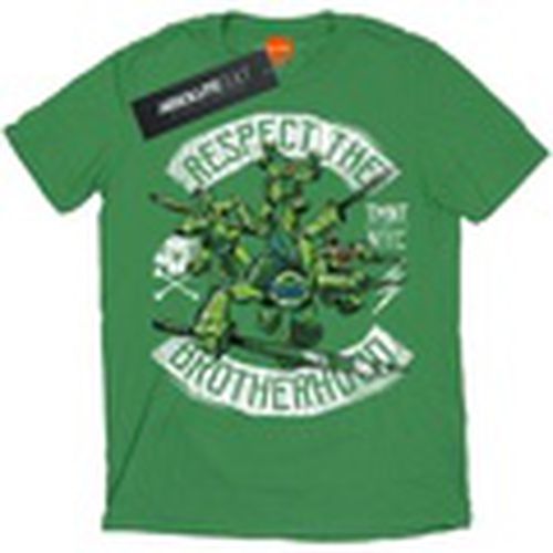 Camiseta manga larga Respect The Brotherhood para hombre - Tmnt - Modalova