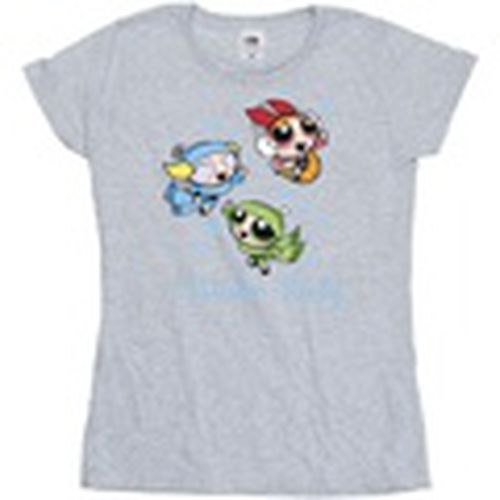 Camiseta manga larga BI51680 para mujer - The Powerpuff Girls - Modalova