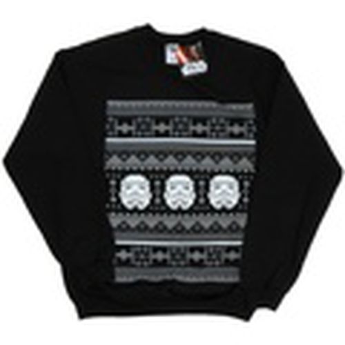 Jersey Stormtrooper Helmet Christmas Fair Isle para hombre - Disney - Modalova