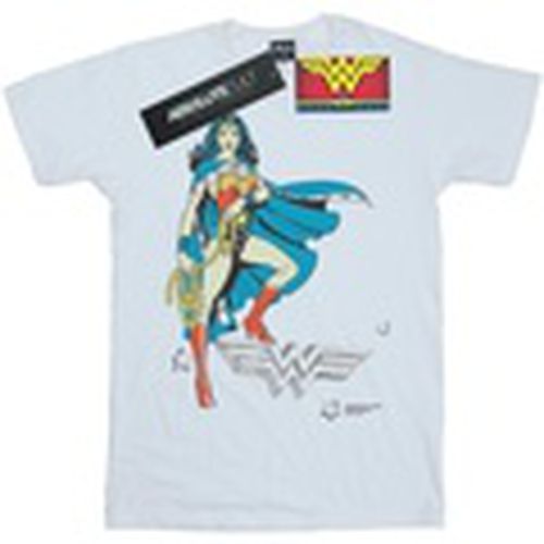 Camiseta manga larga Wonder Woman Standing Logo para mujer - Dc Comics - Modalova