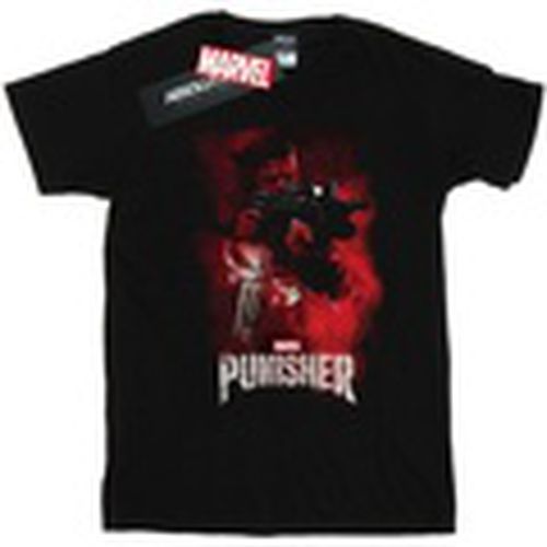 Camiseta manga larga The Punisher TV Series Red Smoke para hombre - Marvel - Modalova