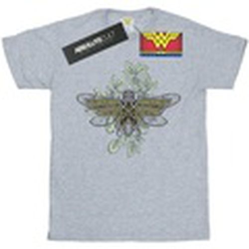 Camiseta manga larga Wonder Woman Butterfly Logo para mujer - Dc Comics - Modalova