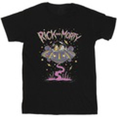 Camiseta manga larga Pink Spaceship para hombre - Rick And Morty - Modalova