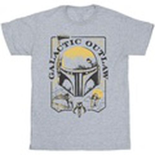 Camiseta manga larga Galactic Outlaw para hombre - Star Wars: The Book Of Boba Fett - Modalova