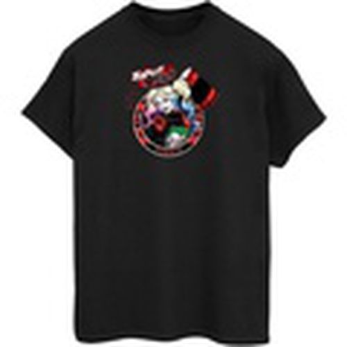Camiseta manga larga Harley Quinn Joker Patch para mujer - Dc Comics - Modalova