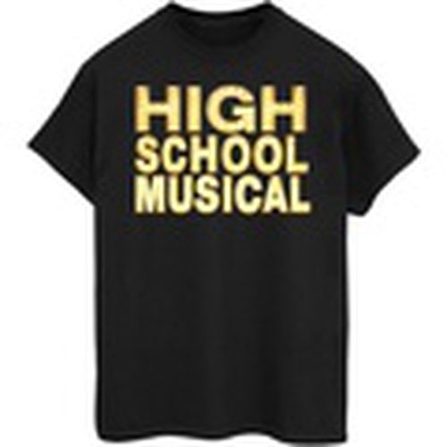 Camiseta manga larga High School Musical The Musical Lights Logo para mujer - Disney - Modalova