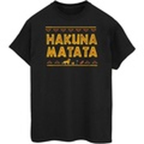 Camiseta manga larga The Lion King Hakuna Matata para mujer - Disney - Modalova