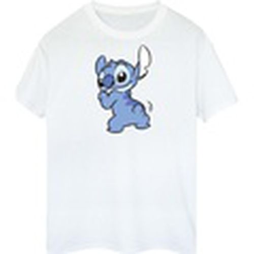 Camiseta manga larga Lilo And Stitch Stitch Backside Breast Print para mujer - Disney - Modalova