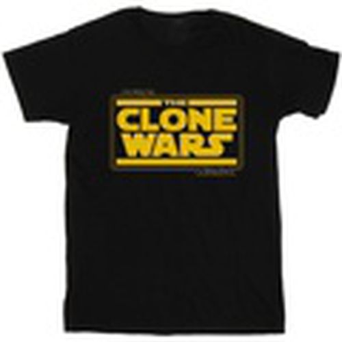 Camiseta manga larga Clone Wars Logo para hombre - Disney - Modalova