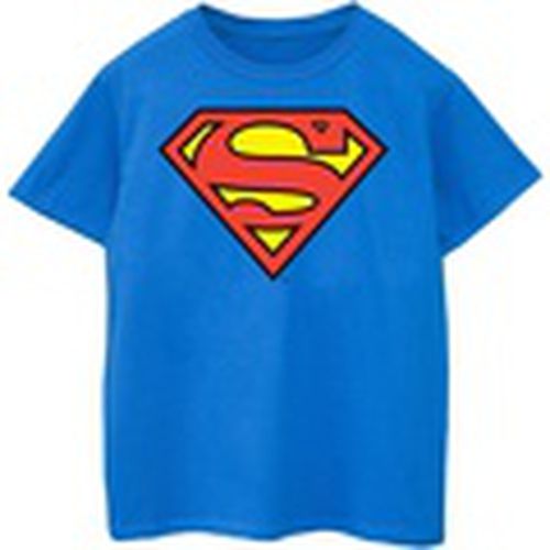 Camiseta manga larga Superman Logo para mujer - Dc Comics - Modalova