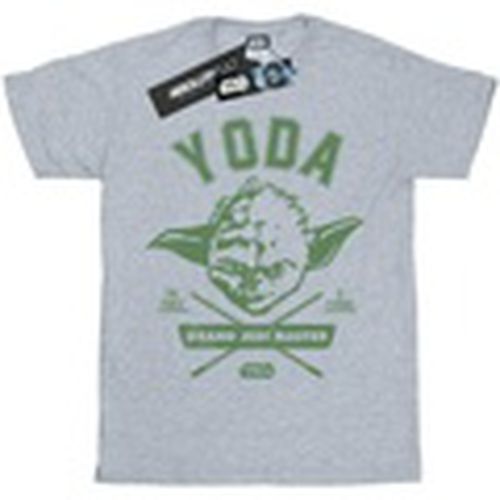 Camiseta manga larga Yoda Collegiate para hombre - Disney - Modalova
