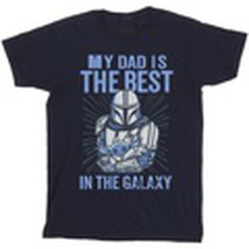 Camiseta manga larga Mandalorian Best Dad para hombre - Disney - Modalova