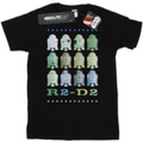 Camiseta manga larga Green R2-D2 para hombre - Disney - Modalova