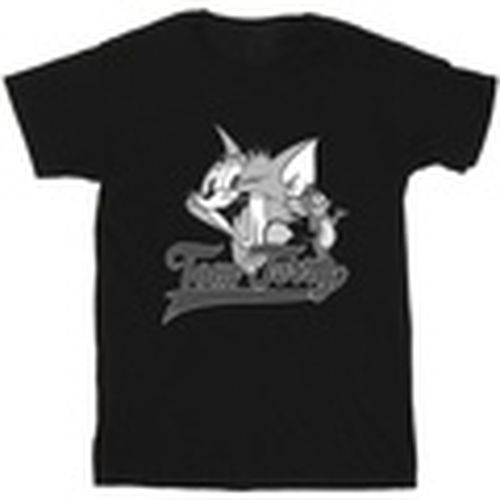 Camiseta manga larga Greyscale Square para hombre - Dessins Animés - Modalova