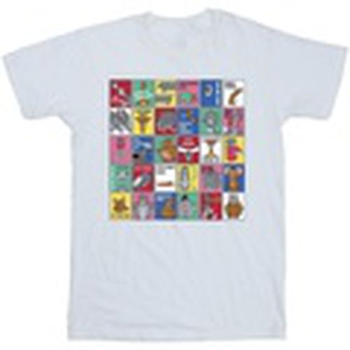 Camiseta manga larga Grid Squares para hombre - Dessins Animés - Modalova