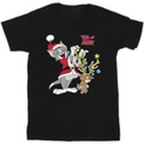 Camiseta manga larga Christmas Reindeer para hombre - Tom & Jerry - Modalova