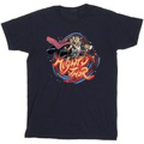 Camiseta manga larga Thor Love And Thunder Mighty Thor Swirl para hombre - Marvel - Modalova