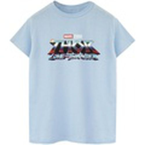 Camiseta manga larga Thor Love And Thunder Logo para hombre - Marvel - Modalova