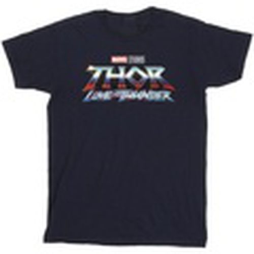 Camiseta manga larga Thor Love And Thunder Logo para hombre - Marvel - Modalova