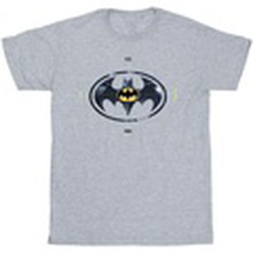 Camiseta manga larga The Flash Batman Metal Logo para hombre - Dc Comics - Modalova