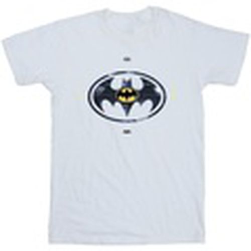 Camiseta manga larga The Flash Batman Metal Logo para hombre - Dc Comics - Modalova