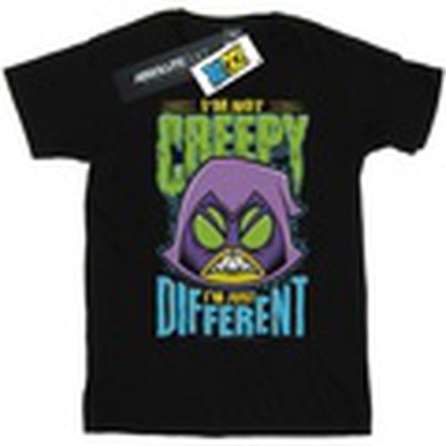 Camiseta manga larga Teen Titans Go Creepy Raven para hombre - Dc Comics - Modalova