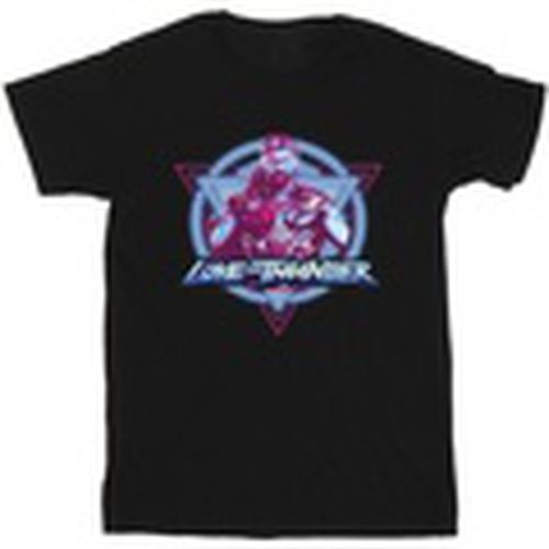 Camiseta manga larga Thor Love And Thunder Neon Badge para hombre - Marvel - Modalova